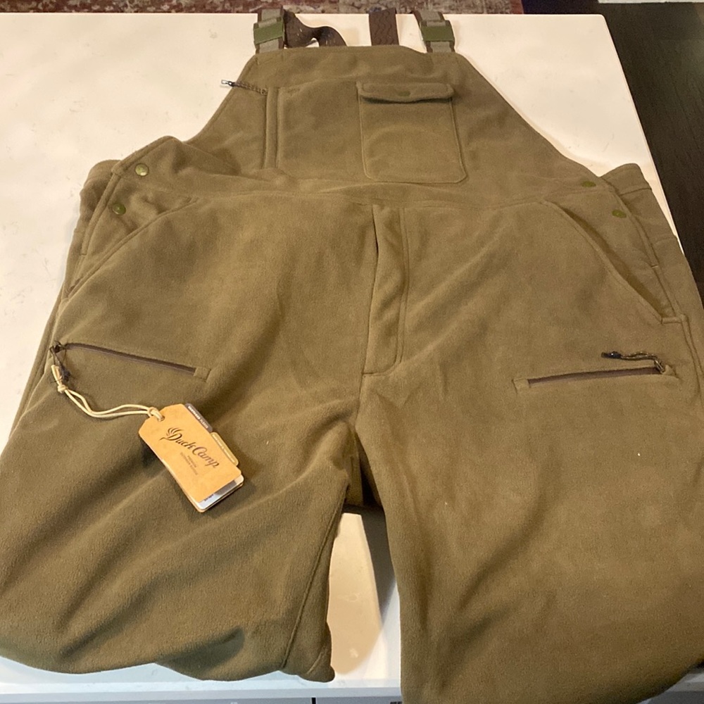 Duck Camp 3 L vantage Fleece Bibs XXXL - worn once. Does not have tags on it.
